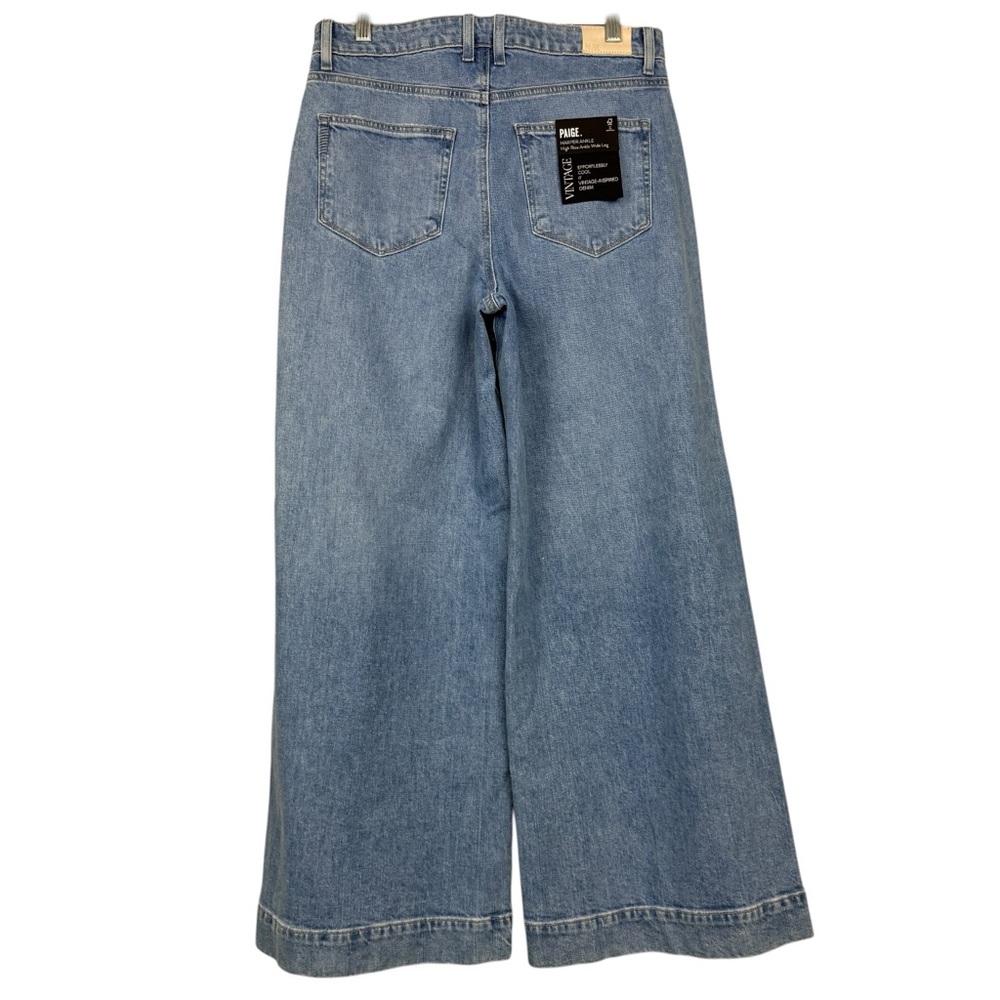 Paige Harper Ankle Wide Leg High Rise Jeans - Picture 3 of 7